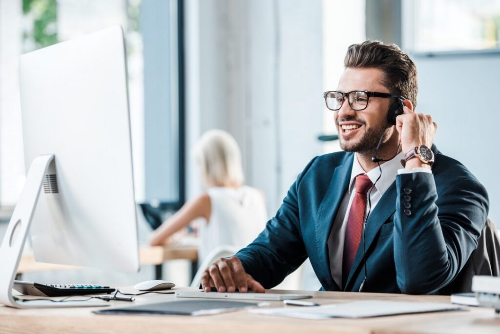 happy businessman